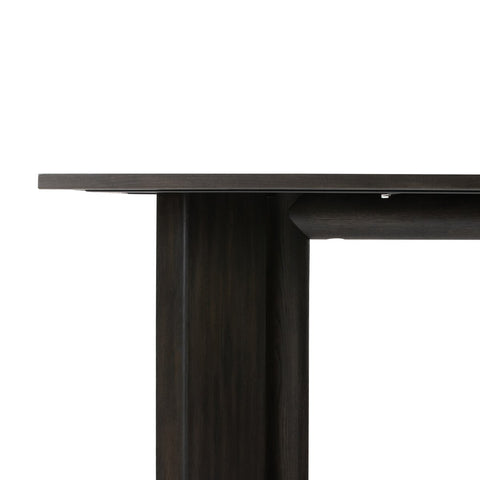 Huxley Dining Table 84" - Smoked Black