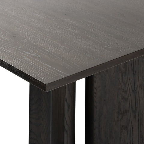Huxley Dining Table 84" - Smoked Black