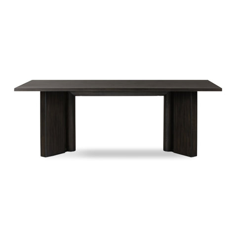 Huxley Dining Table 84" - Smoked Black