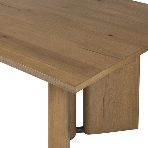 Huxley Dining Table 84" - Rubbed Light Oak