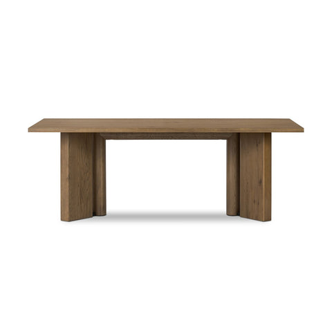 Huxley Dining Table 84" - Rubbed Light Oak