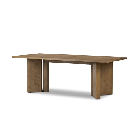 Huxley Dining Table 84" - Rubbed Light Oak