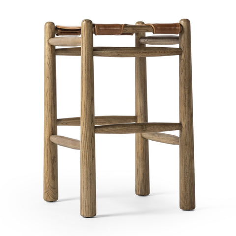 Nino Backless Bar Stool - Dakota Tobacco