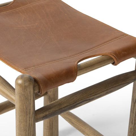Nino Backless Counter Stool - Dakota Tobacco