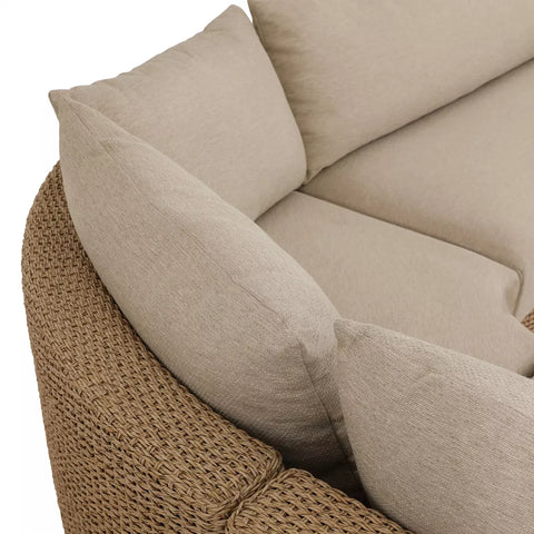 Sylvan Outdoor 3Pc Sectional - Casa Cream