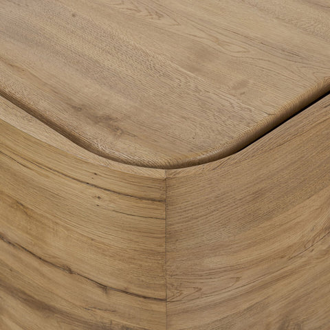 Leandro End Table - Natural Reclaimed French Oak