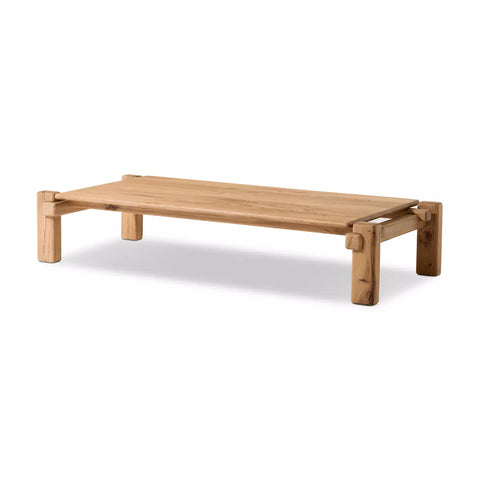 Marcia Large Coffee Table - Natural reclaimed French Oak