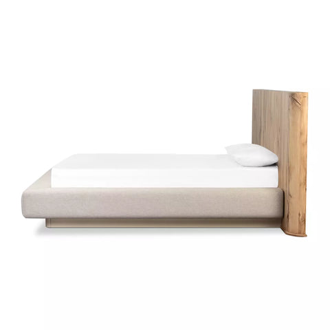 Lara Bed - Queen - Natural Reclaimed French Oak