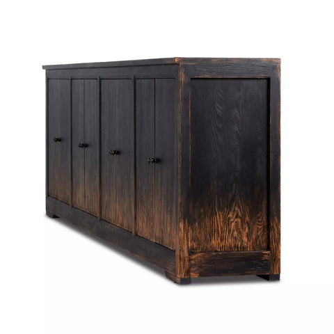 It Takes an Hour Sideboard - 122" - Distressed Black