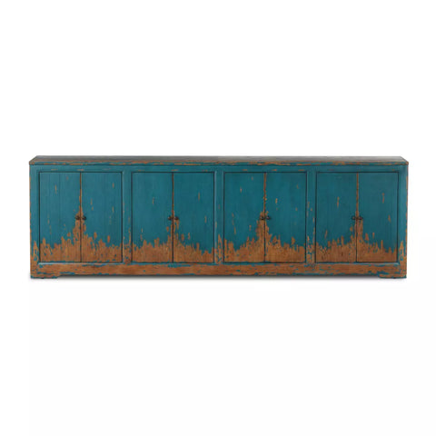 It Takes an Hour Sideboard - 122" - Distressed Blue