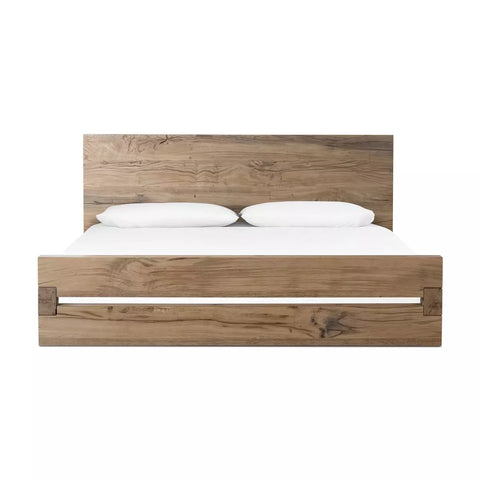 Lia Bed - Queen - Natural Reclaimed French Oak