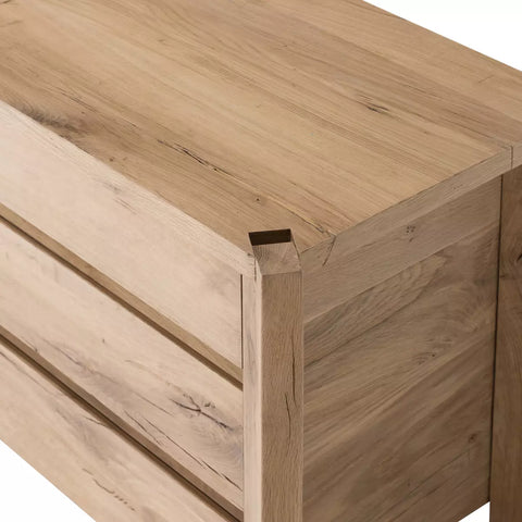 Cassio Nightstand - Natural Reclaimed French Oak