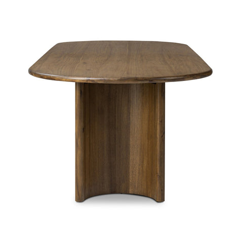 Paden Large Dining Table - Seasoned Brown Acacia