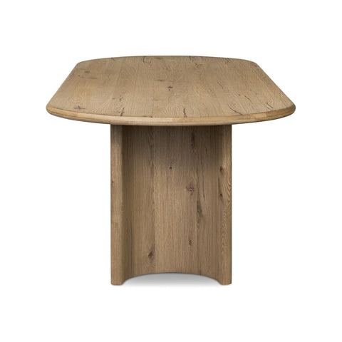 Paden Large Dining Table - Worn Oak Veneer
