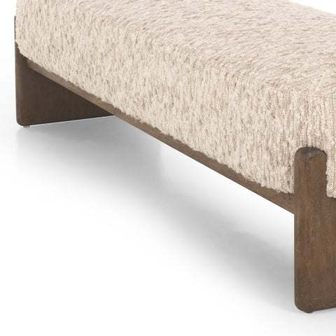 Kirby Accent Bench - Solema Cream