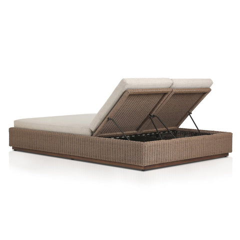 Lorelei Outdoor Double Chaise - Alessi Buff
