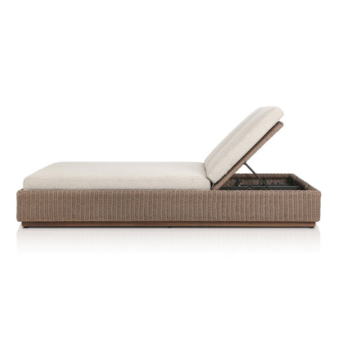Lorelei Outdoor Double Chaise - Alessi Buff