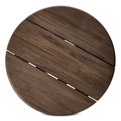 Paden Outdoor End Table - Stained Toasted Brown-FSC