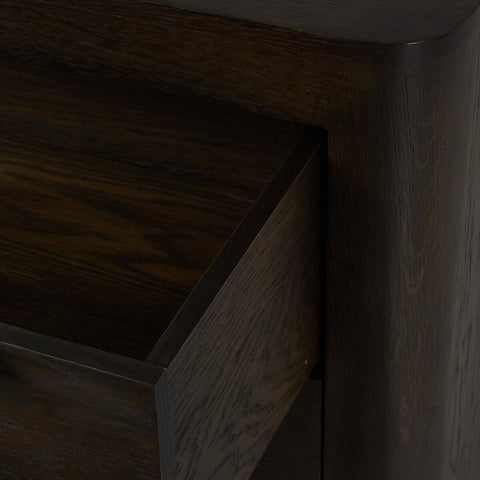 Bruce 6 Drawer Dresser - Espresso Oak Veneer