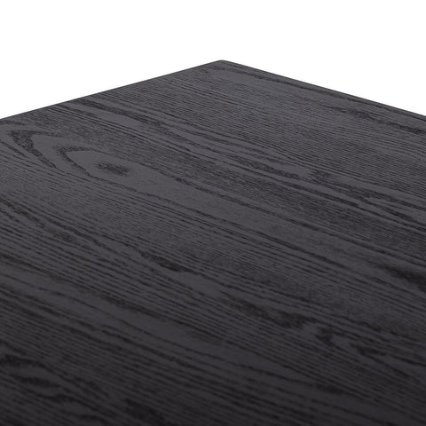 Millie Dining Table 72' - Drifted Matte Black Veneer