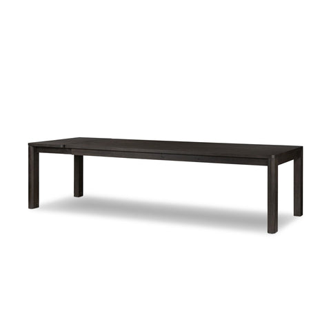 Noeline Extension Dining Table - Cracked Smoked Black Veneer