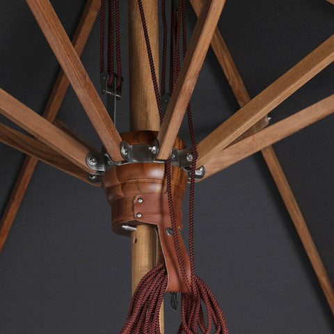 Baska Outdoor Round Umbrella - Arashi Graphite