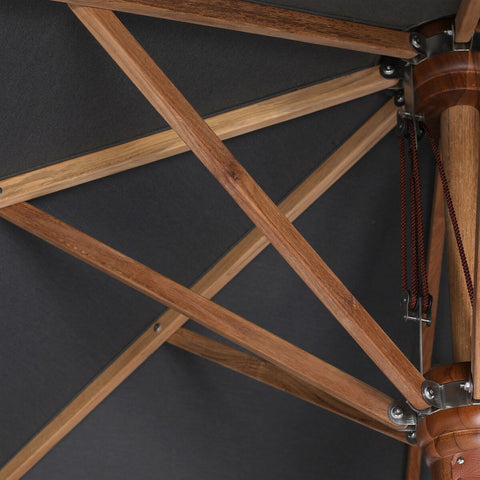 Baska Outdoor Round Umbrella - Arashi Graphite