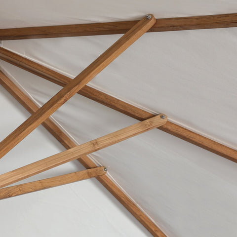 Baska Outdoor Rectangular Umbrella - Arashi Salt