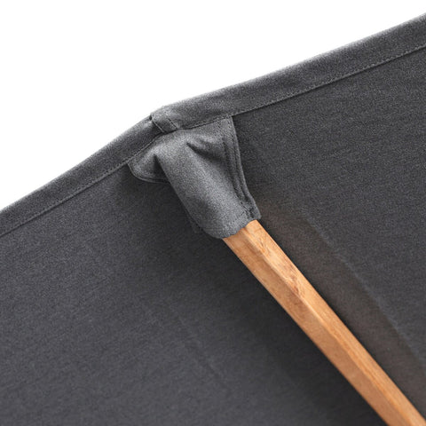 Baska Outdoor Rectangular Umbrella - Arashi Graphite