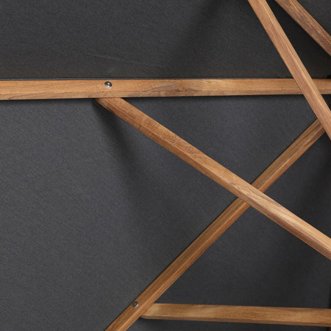 Baska Outdoor Rectangular Umbrella - Arashi Graphite