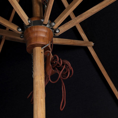 Baska Outdoor Rectangular Umbrella - Arashi Black