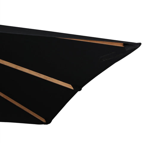 Baska Outdoor Rectangular Umbrella - Arashi Black