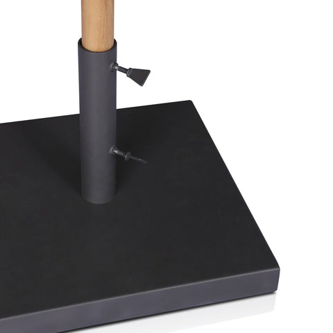 Baska Outdoor Rectangular Umbrella - Arashi Black