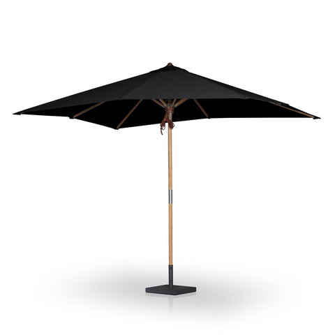 Baska Outdoor Rectangular Umbrella - Arashi Black