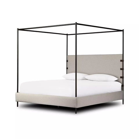 Anderson Canopy Bed - Queen - Knoll Natural