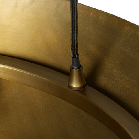 Branson Chandelier - Aged Brass Iron