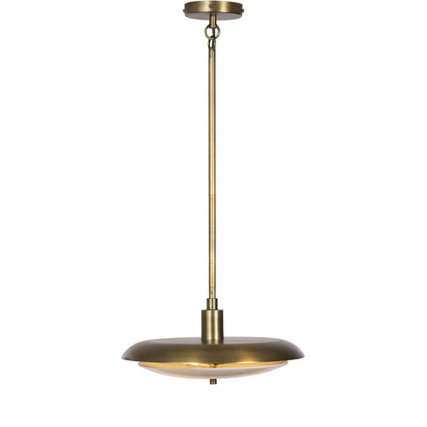 Huston Pendant - Aged Brass Iron