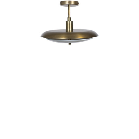 Huston Pendant - Aged Brass Iron