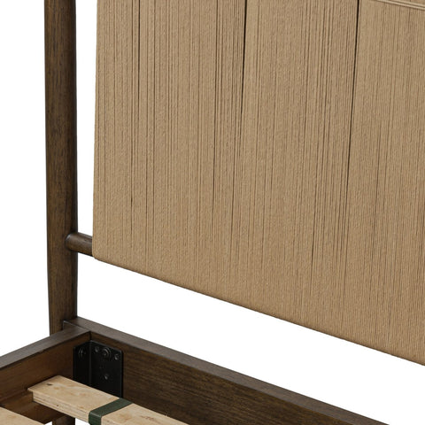 Richard King Bed - Almond