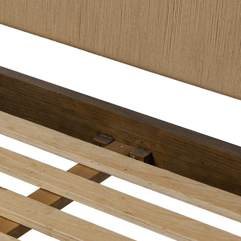 Richard King Bed - Almond