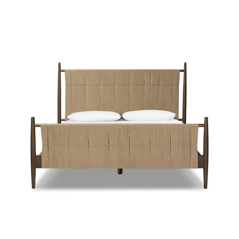 Richard King Bed - Almond