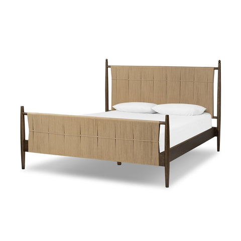 Richard King Bed - Almond