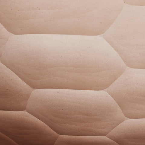 Textured Glass Vase - Smoked Textured Glass