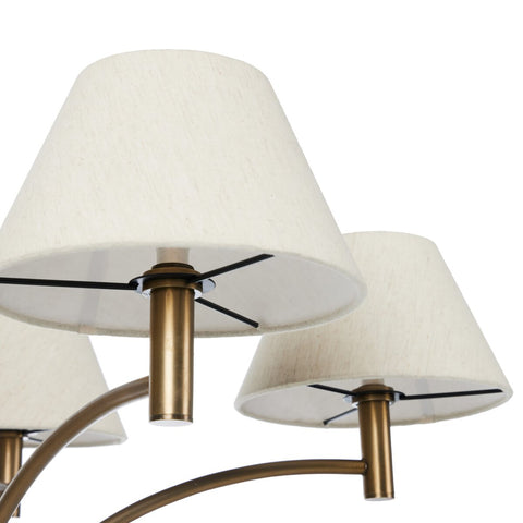 Linus Chandelier - Aged Brass Iron