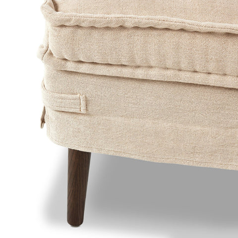 Cole Accent Bench - Broadway Dune