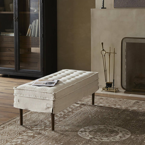 Cole Accent Bench - Broadway Dune