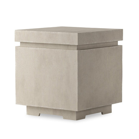 Posen Outdoor Square Propane Enclosure - Natural Concrete