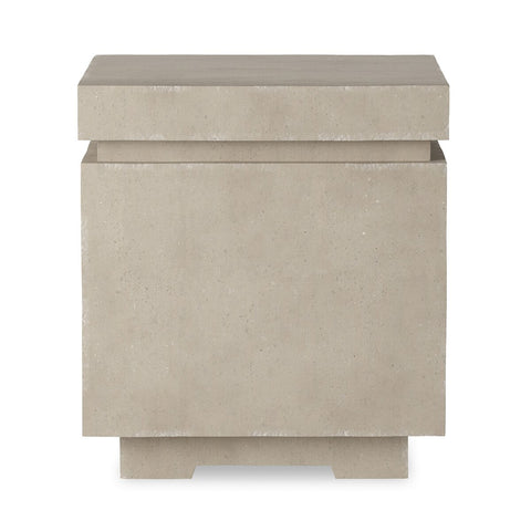 Posen Outdoor Square Propane Enclosure - Natural Concrete