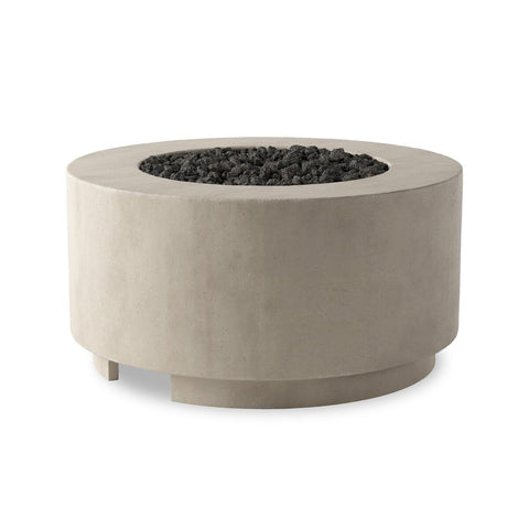 Damian Outdoor Fire Table (Natural Gas) - Natural Concrete