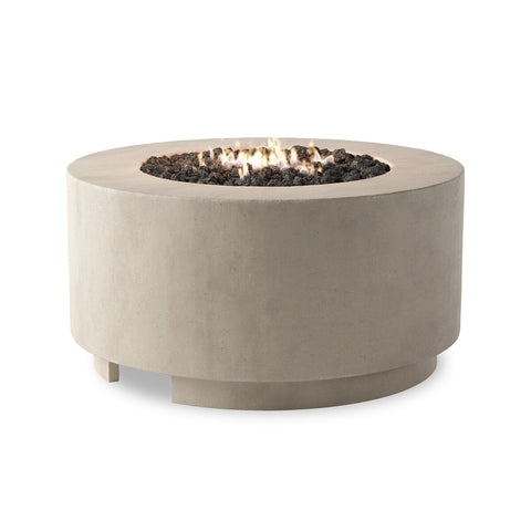 Damian Outdoor Fire Table (Natural Gas) - Natural Concrete